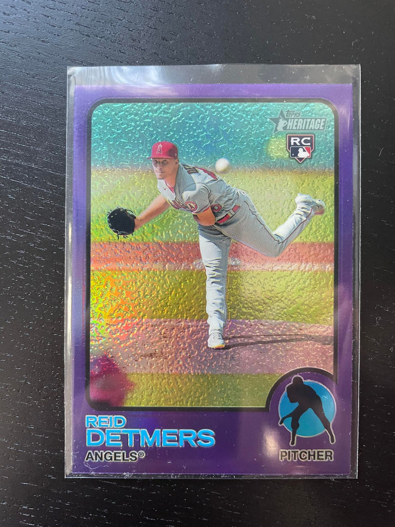 2022 TOPPS HERITAGE - PURPLE - ROOKIES - SELECT YOUR PLAYER BELOW - RC