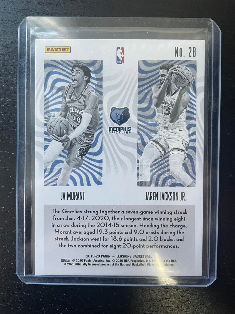 2019 PANINI ILLUSIONS - DOUBLE VISION - J. MORANT / J. JACKSON JR. -