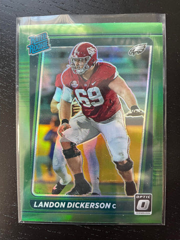 2021 PANINI DONRUSS OPTIC - HOLO GREEN PREVIEW PRIZM - RATED ROOKIE - SELECT YOUR PLAYER