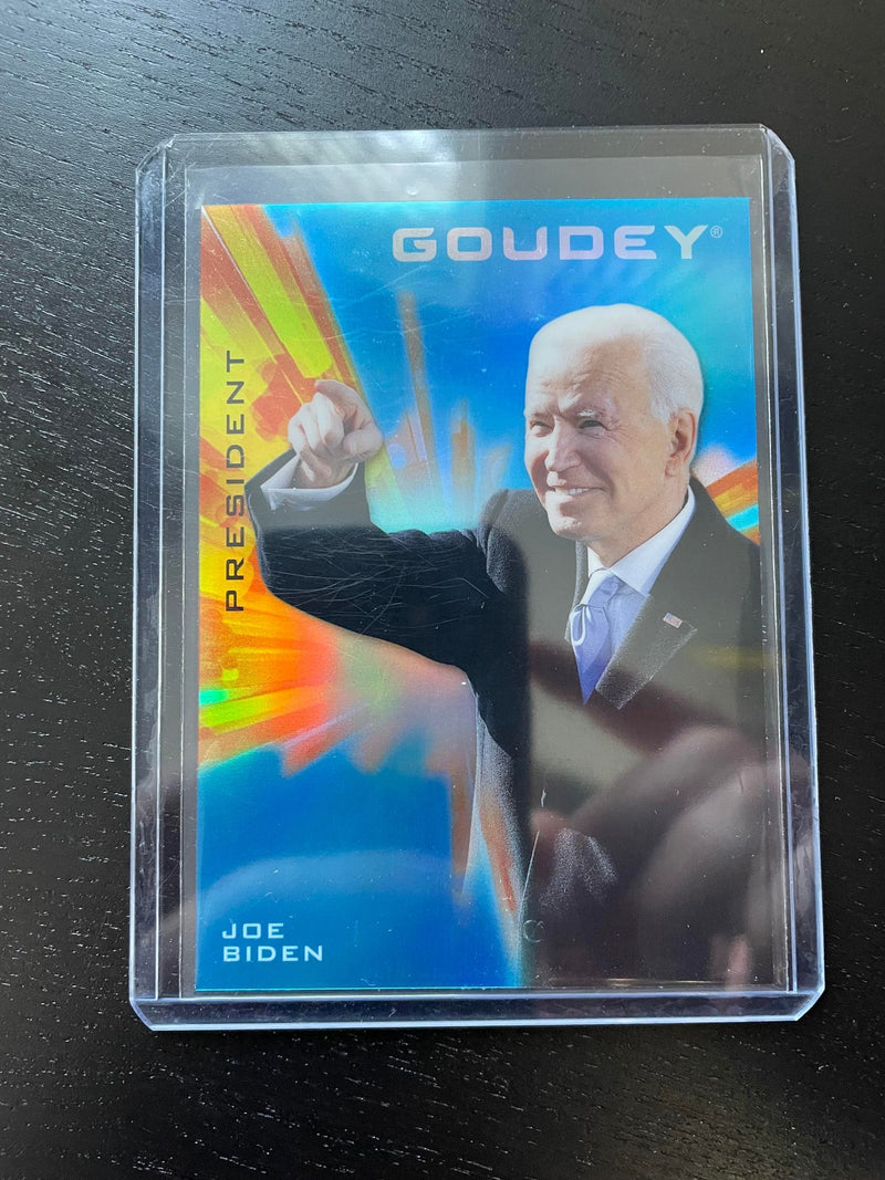 2021 UPPER DECK GOODWIN CHAMPIONS - BLUE - GOUDEY - J. BIDEN -