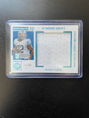 2020 PANINI ENCASED - SUBSTANTIAL ROOKIE SWATCHES - D. SWIFT - #SRS-9 - #'D/50 - RELIC - RC