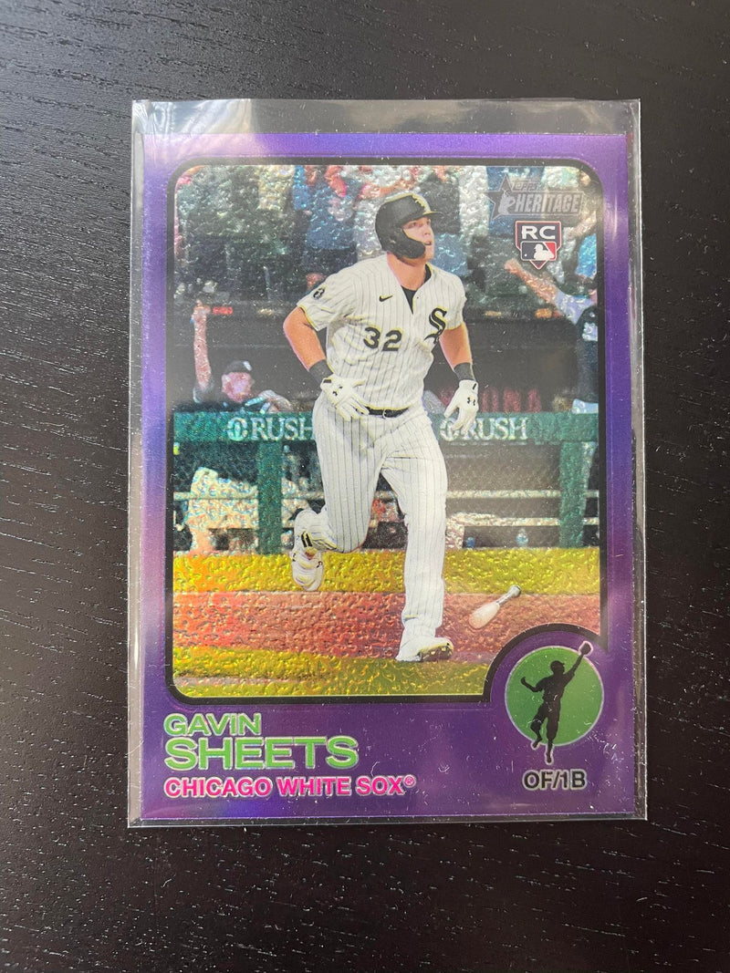 2022 TOPPS HERITAGE - PURPLE - SINGLES - SELECT YOUR PLAYER