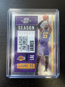 2020 PANINI CONTENDERS OPTIC - SILVER PRIZM - L. JAMES -