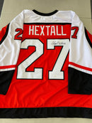 RON HEXTALL - PHILADELPHIA FLYERS/HOF AUTOGRAPHED JERSEY - JSA AUTHENTICATED