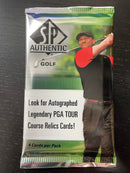 2022 UPPER DECK SP AUTHENTIC GOLF HOBBY PACK