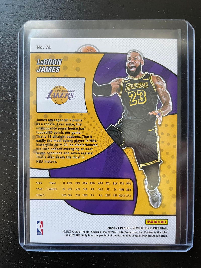 2020 PANINI REVOLUTION - L. JAMES -