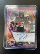 2021 PANINI PRIZM DRAFT PICKS - PURPLE CRACKED ICE PRIZM - J. JEFFERSON - #DPA-JJE - #'D/99 - AUTOGRAPH - RC