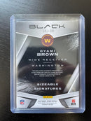 2021 PANINI BLACK - SIZEABLE SIGNATURES - D. BROWN - #SRJ-DB - #'D/99 - RELIC - AUTOGRAPH