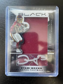 2021 PANINI BLACK - SIZEABLE SIGNATURES - D. BROWN - #SRJ-DB - #'D/99 - RELIC - AUTOGRAPH