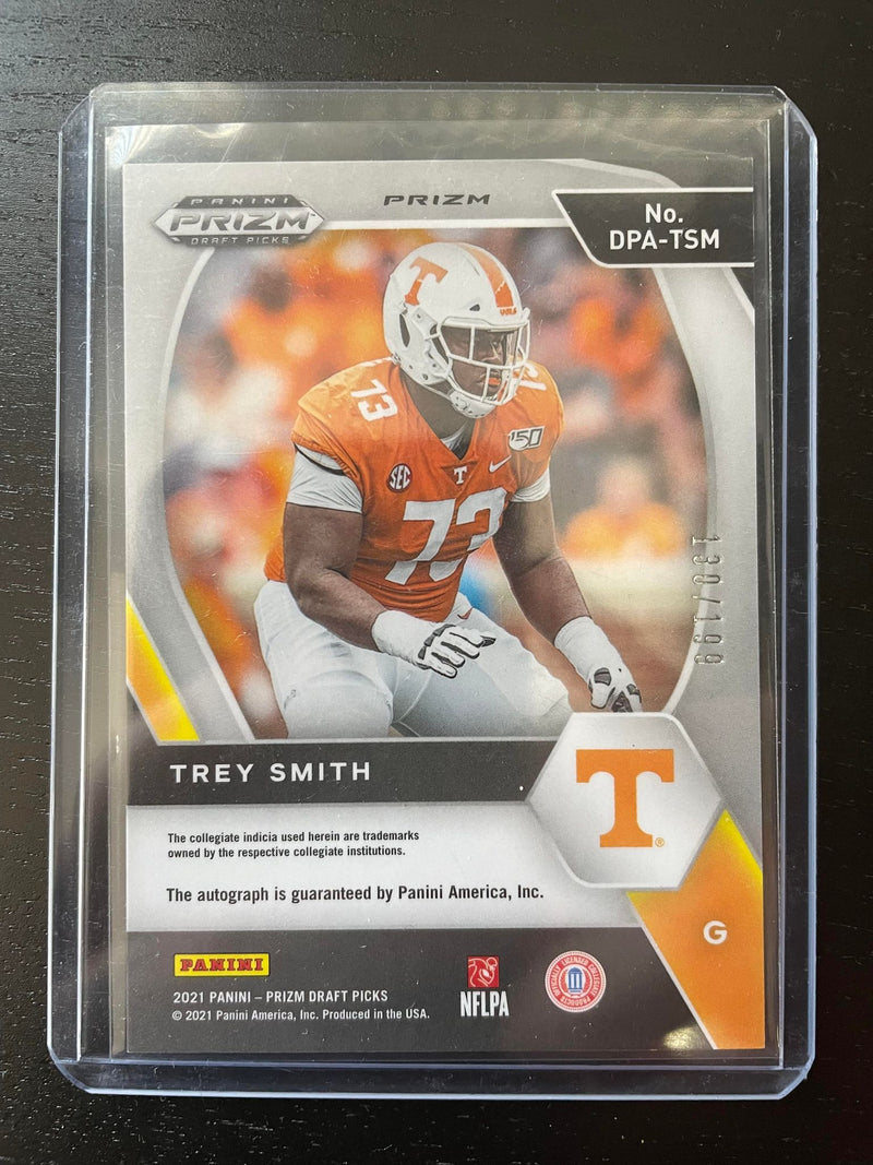 2021 PANINI PRIZM DRAFT PICKS - PRIZM - T. SMITH - #DPA-TSM - #'D/199 - AUTOGRAPH - RC