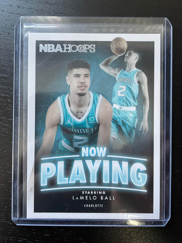 2020 PANINI HOOPS - NOW PLAYING - L. BALL - #SS-31