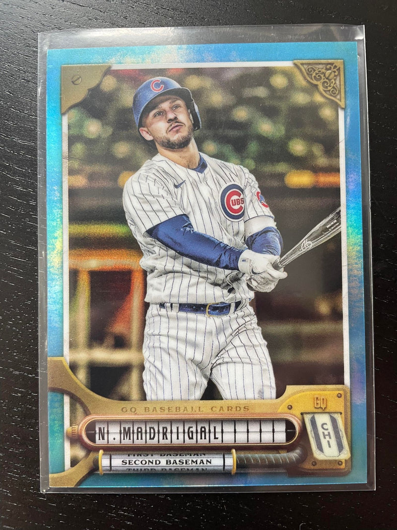 2022 TOPPS GYPSY QUEEN - BLUE CHROME REFRACTOR - N. MADRIGAL - #201 - #'D/99