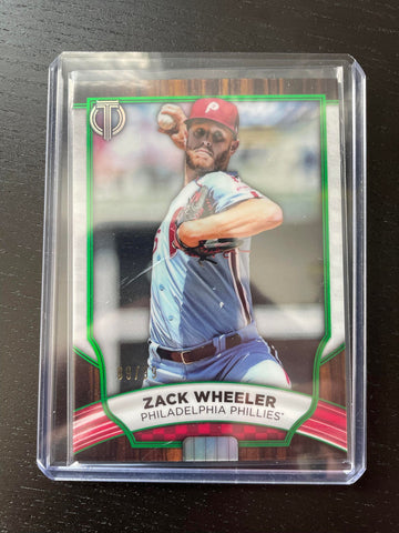 2022 TOPPS TRIBUTE - GREEN - Z. WHEELER - #90 - #'D/99