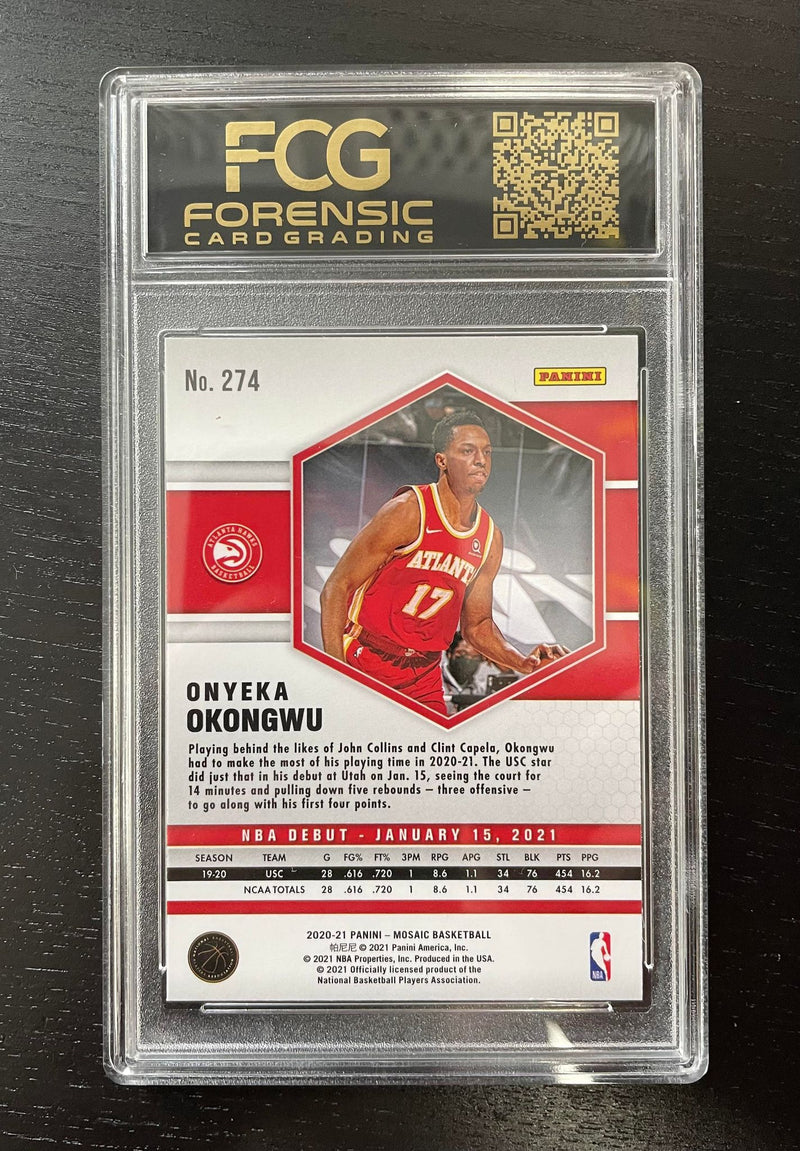 2020 PANINI MOSAIC - SILVER PRIZM - NBA DEBUT - O. OKONGWU -
