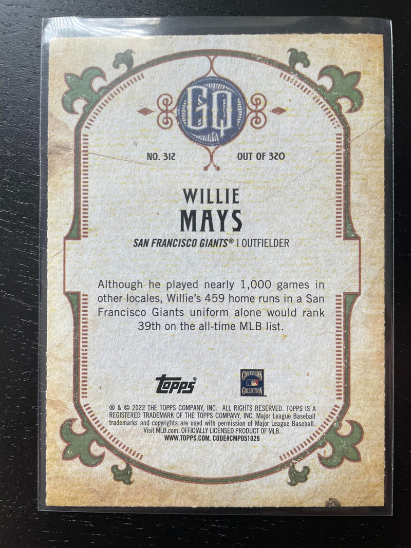 2022 TOPPS GYPSY QUEEN - SHORT PRINT - W. MAYS -