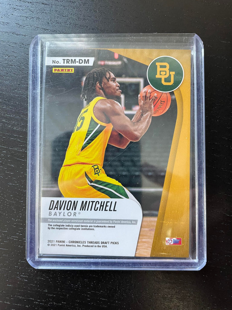 2021 PANINI CHRONICLES DRAFT PICKS - THREADS - D. MITCHELL -