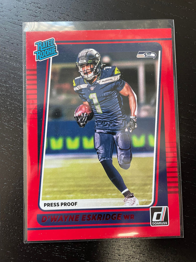 2021 PANINI DONRUSS - RED PRESS PROOF - SINGLES - SELECT YOUR PLAYER + RATED ROOKIES!