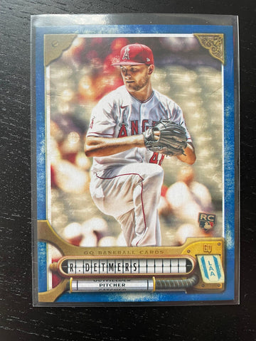 2022 TOPPS GYPSY QUEEN - INDIGO - R. DETMERS - #198 - #'D/250 - RC