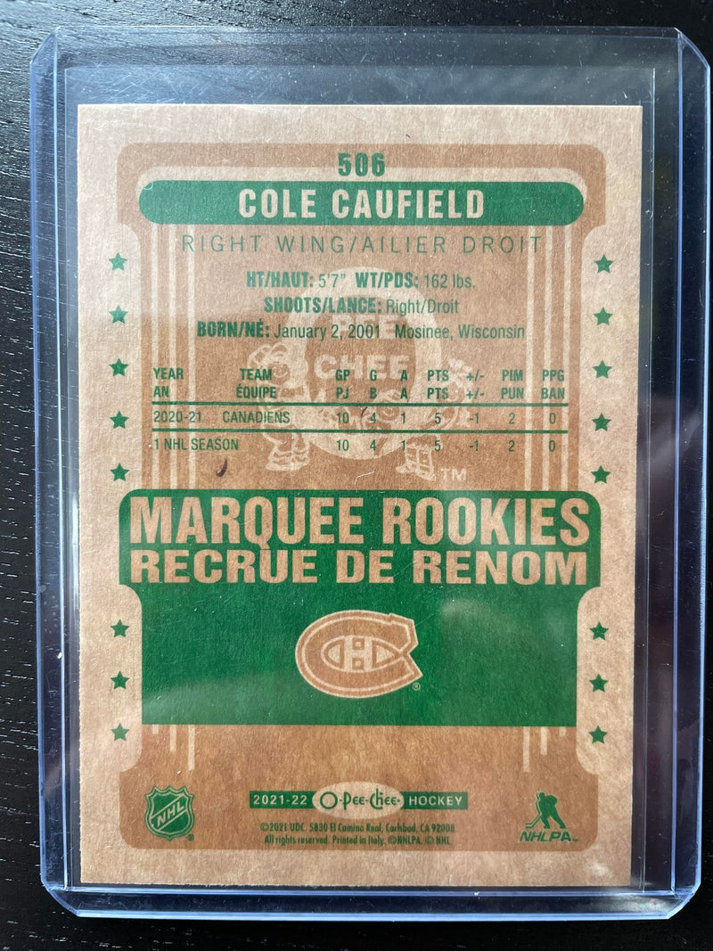 2021 UPPER DECK O-PEE-CHEE - RETRO MARQUEE ROOKIES - C. CAUFIELD -
