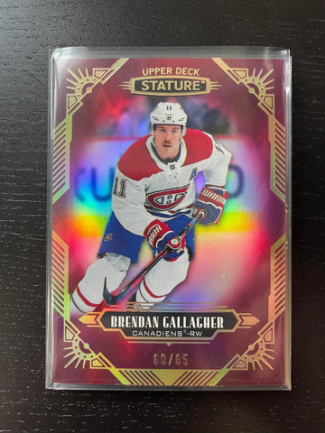 2020 UPPER DECK STATURE - RED - SINGLES - SELECT YOUR PLAYER - #'D/85