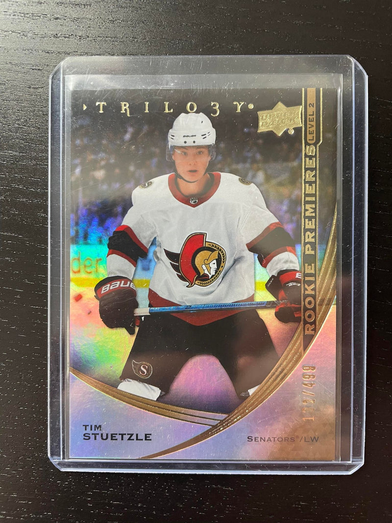 2020 UPPER DECK TRILOGY - ROOKIE PREMIERES - T. STUTZLE - #ST - #'D/499 - RC