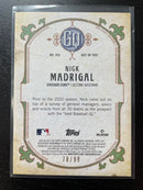 2022 TOPPS GYPSY QUEEN - BLUE CHROME REFRACTOR - N. MADRIGAL - #201 - #'D/99