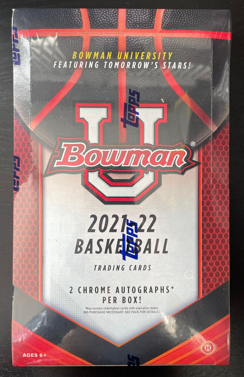 2021 TOPPS BOWMAN UNIVERSITY BASKETBALL HOBBY BOX