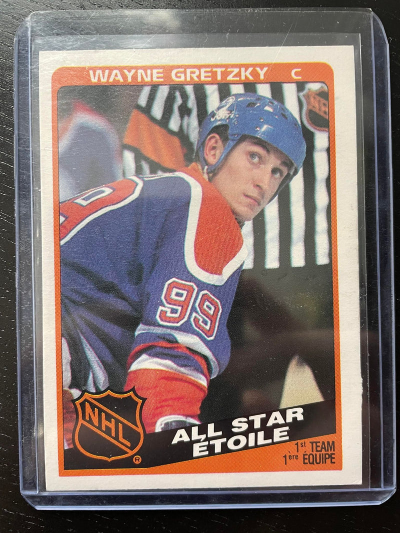1984 O-PEE-CHEE - ALL STAR FRENCH - W. GRETZKY -