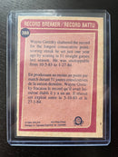 1984 O-PEE-CHEE - RECORD BREAKER - W. GRETZKY -