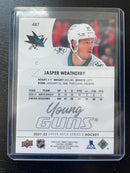 2021 UPPER DECK SERIES TWO - YOUNG GUNS - J. WEATHERBY -