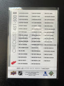 2021 UPPER DECK SERIES TWO - YOUNG GUNS - CHECKLIST - M. SEIDER / L. RAYMOND -