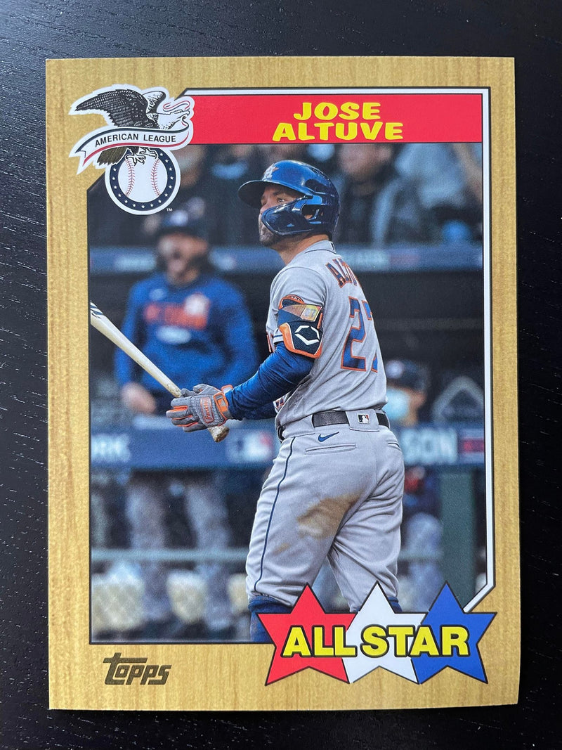 2022 TOPPS SERIES TWO - JUMBO BOX TOPPER - J. ALTUVE -