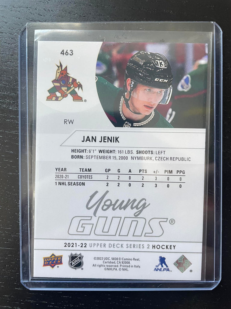 2021 UPPER DECK SERIES TWO - YOUNG GUNS - J. JENIK -