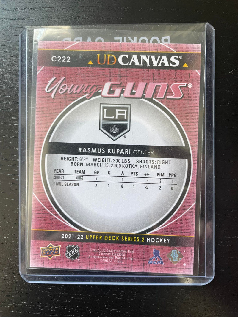 2021 UPPER DECK SERIES TWO - UD CANVAS - YOUNG GUNS - R. KUPARI -