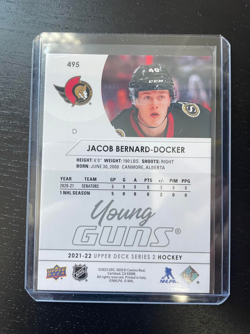 2021 UPPER DECK SERIES TWO - YOUNG GUNS - J. BERNADARD-DOCKER -