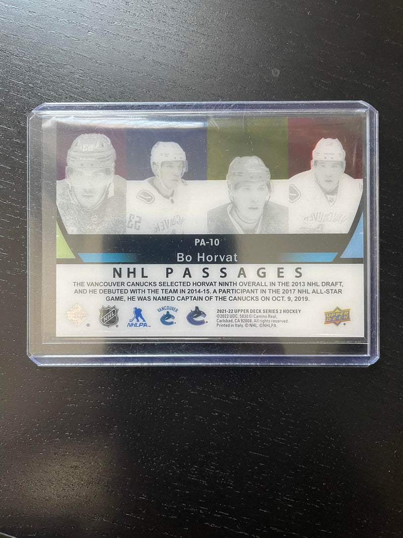 2021 UPPER DECK SERIES TWO - NHL PASSAGES - B. HORVAT -