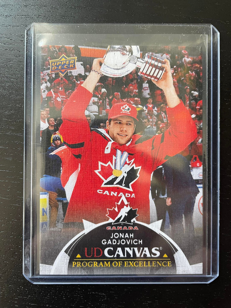 2021 UPPER DECK SERIES TWO - BLACK - UD CANVAS - PROGRAM OF EXCELLENCE - J. GADJOVICH -