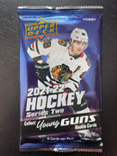 2021 UPPER DECK SERIES TWO HOCKEY HOBBY PACK