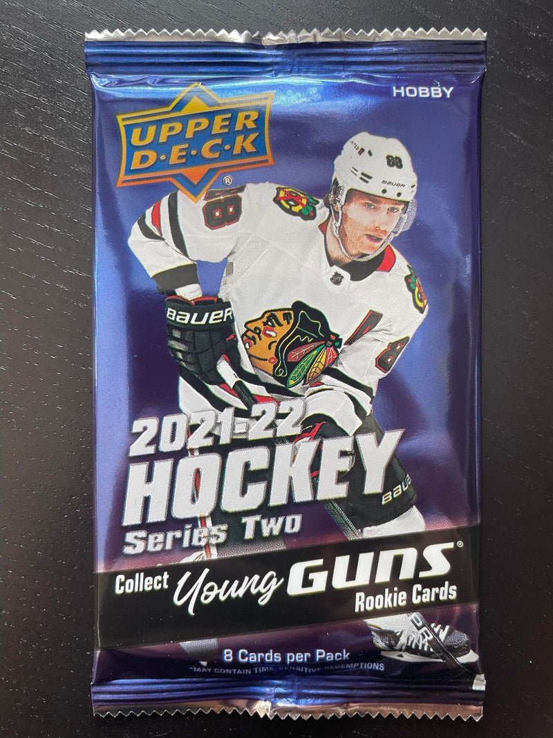 2021 UPPER DECK SERIES TWO HOCKEY HOBBY PACK