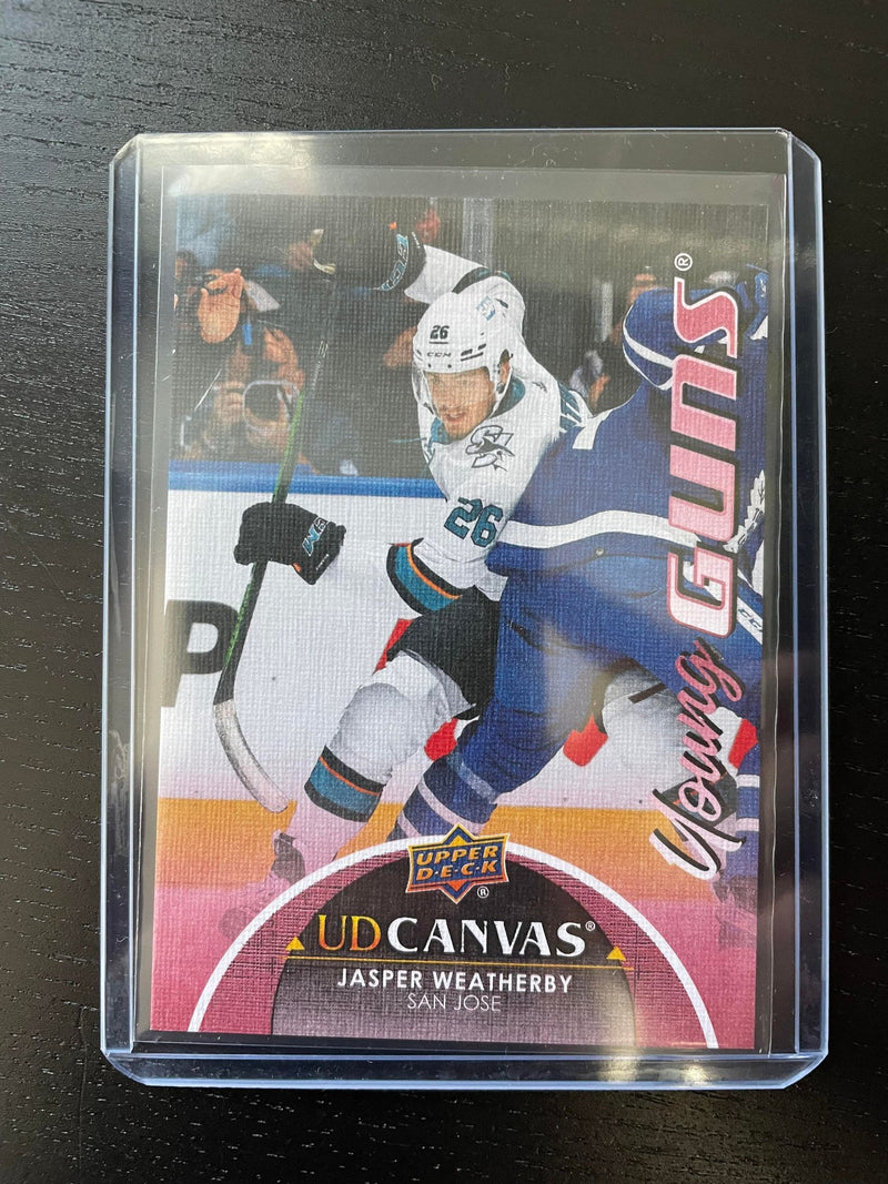 2021 UPPER DECK SERIES TWO - UD CANVAS - YOUNG GUNS - J. WEATHERBY -