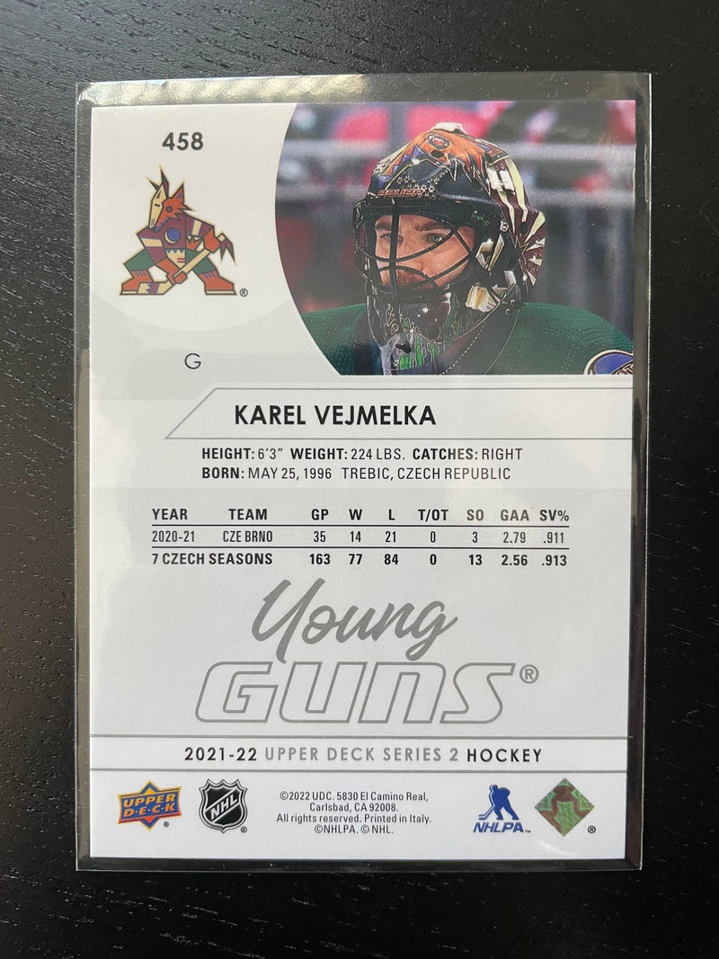 2021 UPPER DECK SERIES TWO - YOUNG GUNS - K. VEJMELKA -