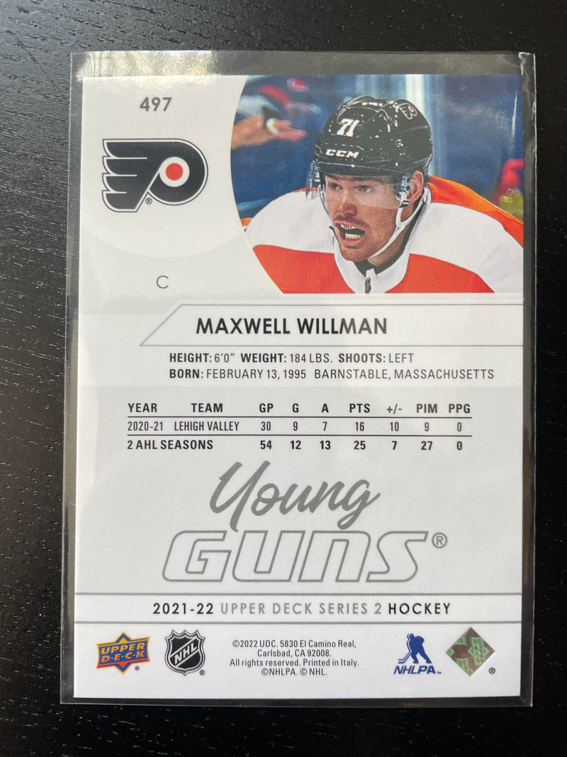 2021 UPPER DECK SERIES TWO - YOUNG GUNS - M. WILLMAN -