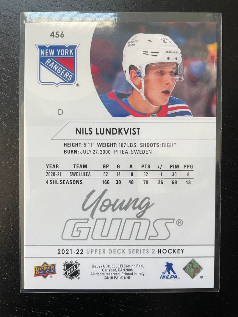 2021 UPPER DECK SERIES TWO - YOUNG GUNS - N. LUNDKVIST -