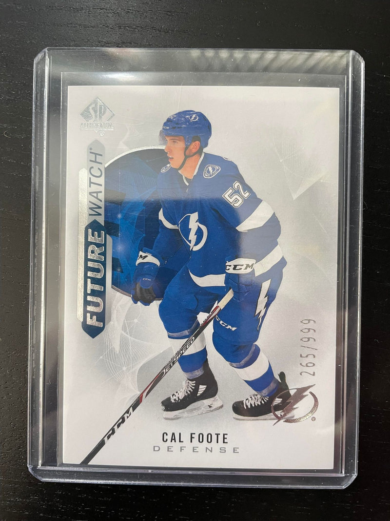 2020 UPPER DECK SP AUTHENTIC - FUTURE WATCH - C. FOOTE - #201 - #'D/999 - RC