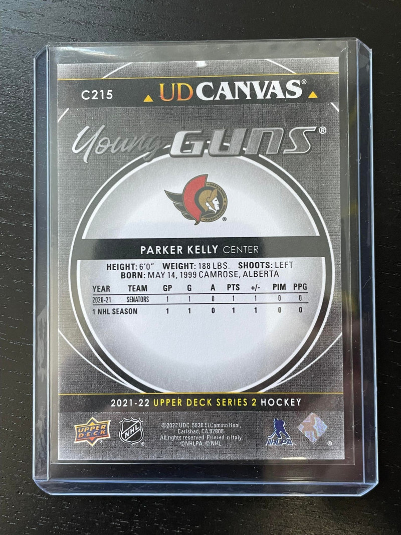2021 UPPER DECK SERIES TWO - UD CANVAS - BLACK - YOUNG GUNS - P. KELLY -