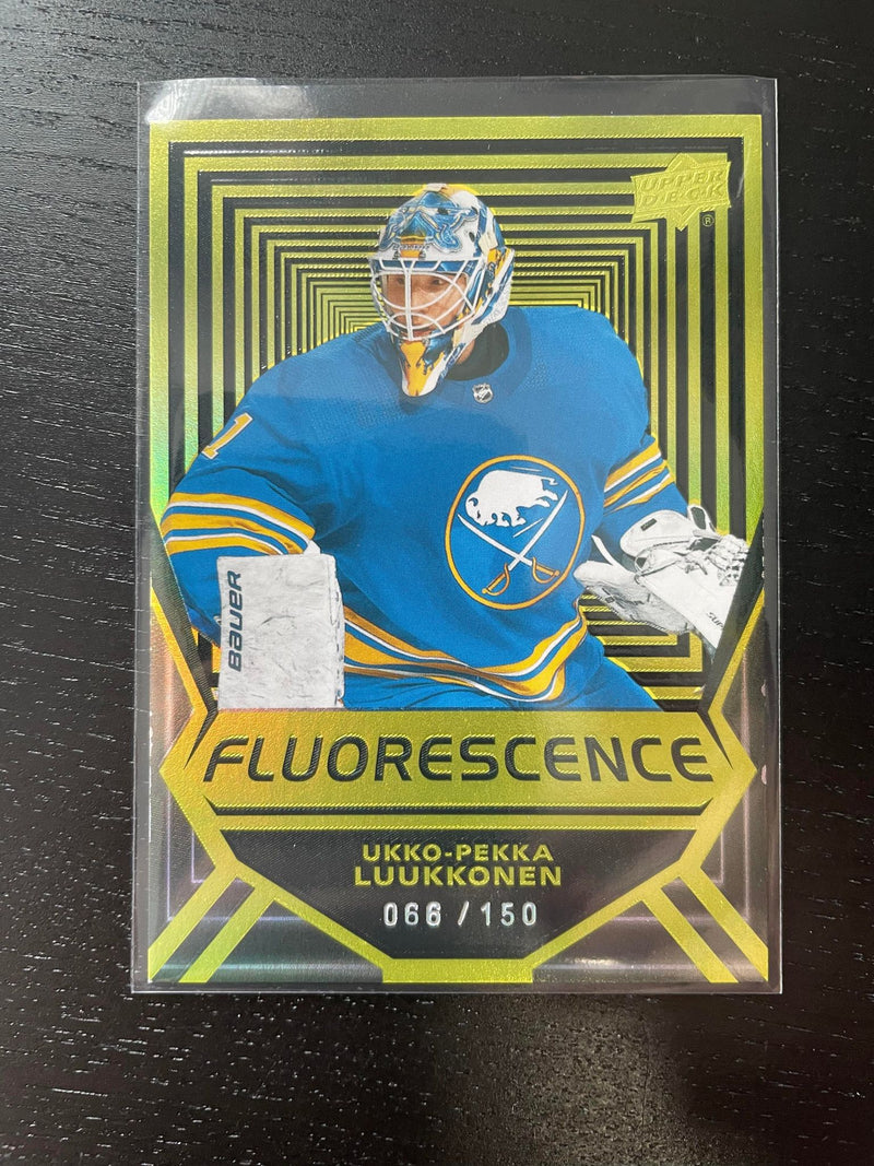 2021 UPPER DECK SERIES TWO - GOLD - FLUORESCENCE - U. LUUKKONEN - #FL-33 - #'D/150