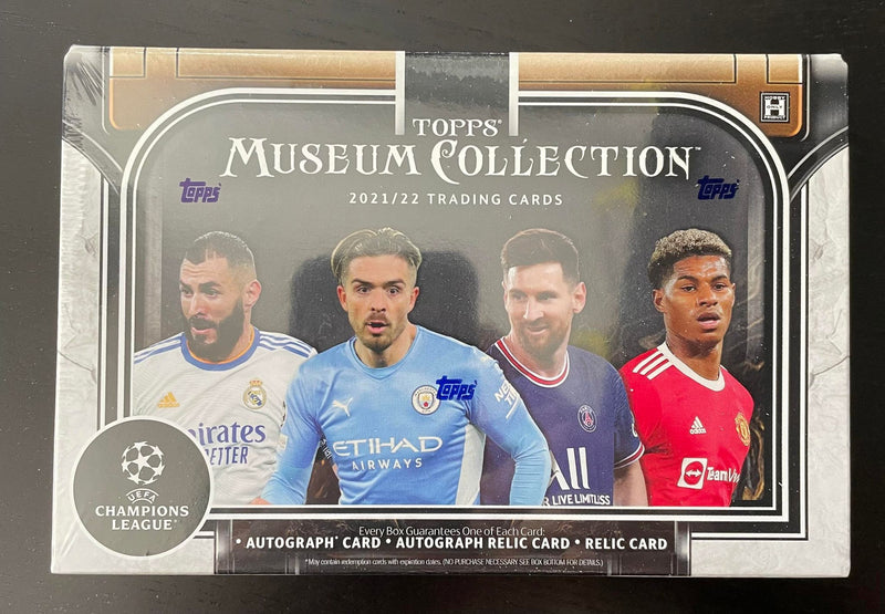 2021 TOPPS MUSEUM COLLECTION UEFA CHAMPIONS LEAGUE SOCCER HOBBY BOX