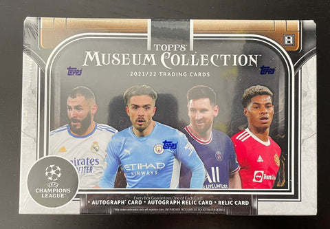 2021 TOPPS MUSEUM COLLECTION UEFA CHAMPIONS LEAGUE SOCCER HOBBY BOX