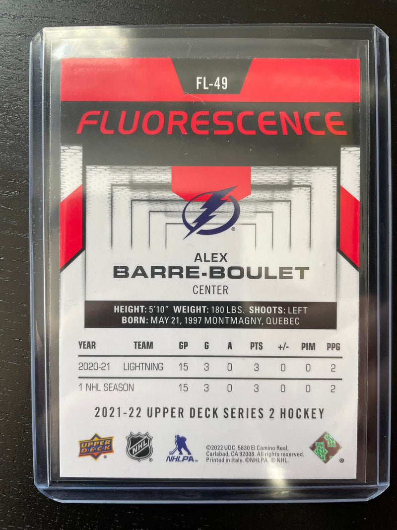 2021 UPPER DECK SERIES TWO - FLUORESCENCE - A. BARRE-BOULET -
