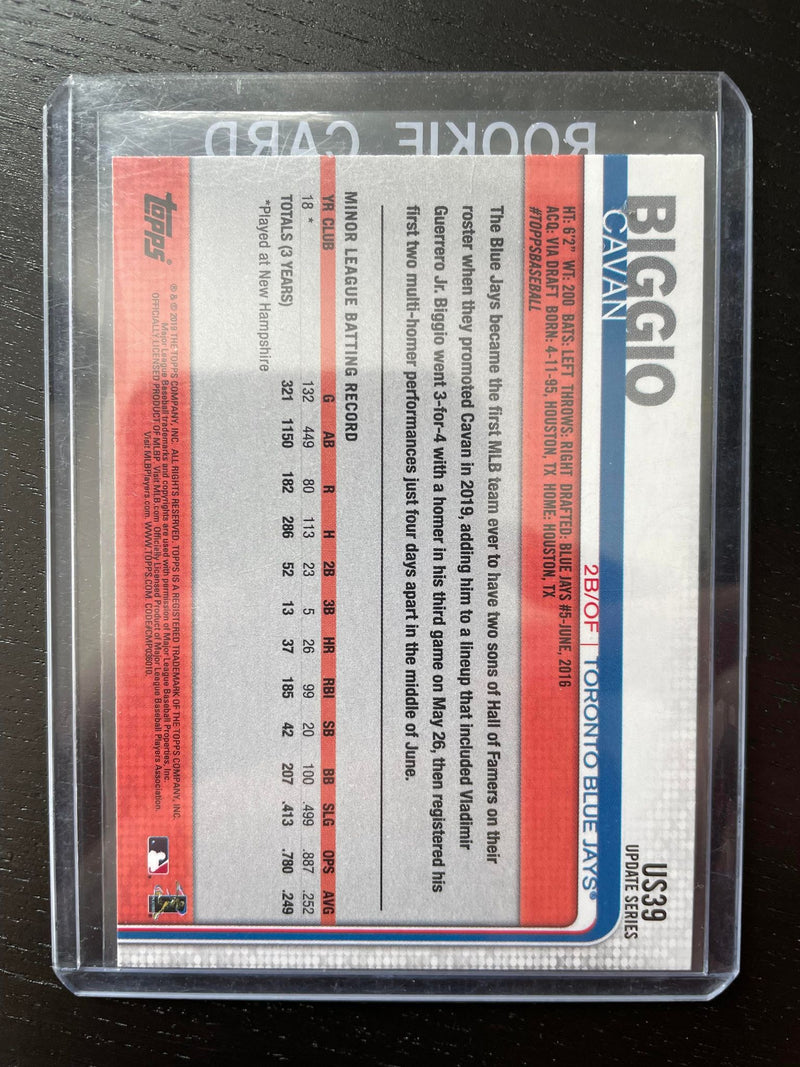 2019 TOPPS UPDATE SERIES - C. BIGGIO -
